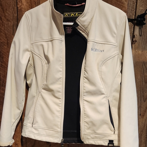 Klim Whistler Jacket Wind Stopper Soft Shell White Full Zip Women's Medium - Picture 1 of 3
